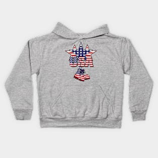 God bless America the land of the free Kids Hoodie